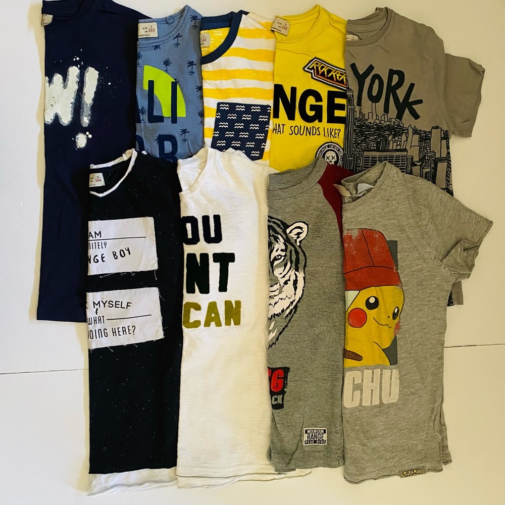 Zara boys t-shirt lot size 7